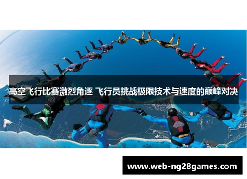 高空飞行比赛激烈角逐 飞行员挑战极限技术与速度的巅峰对决